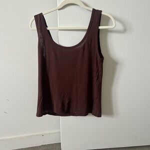 Abercrombie & Fitch Linen Blend Tank